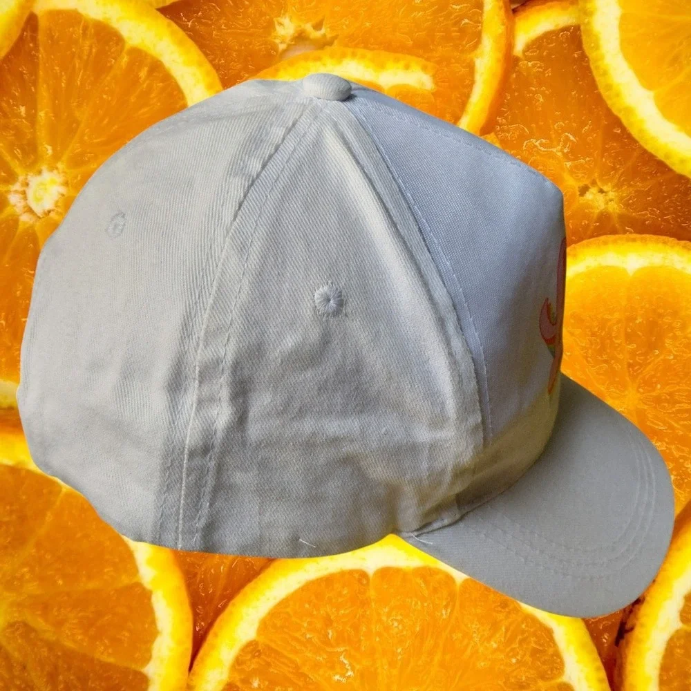 Womens White Baseball Cap Love‎ Rainbow Embroidered Adjustable Strap One Size